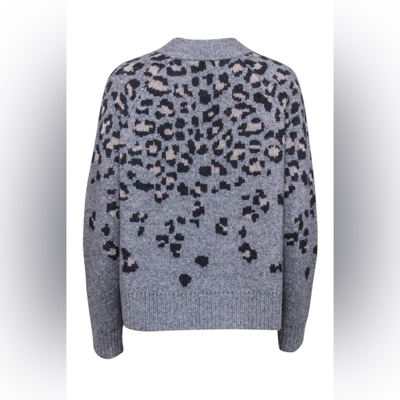 Rag & Bone - Grey Leopard Print Wool Blend Sweater
Sz S - Picture 9 of 13